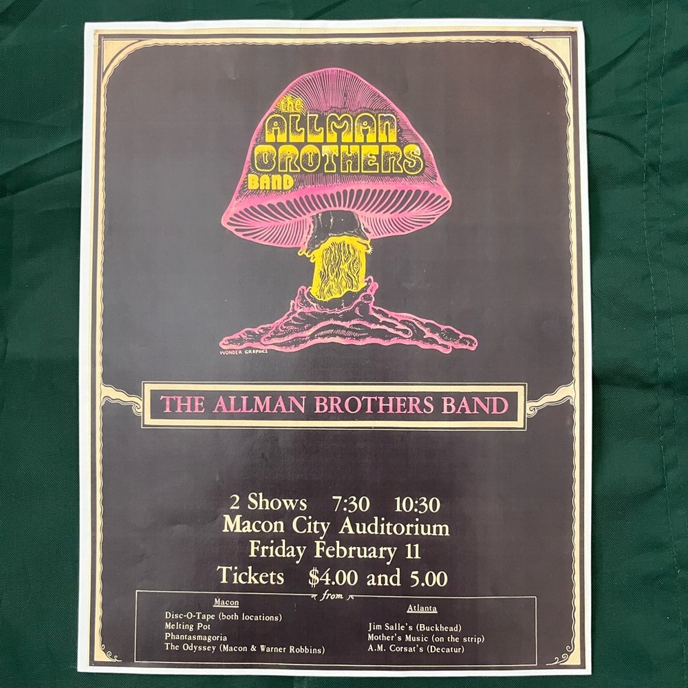 Allman Brothers flyer